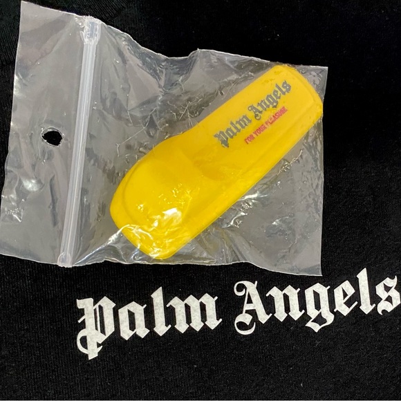 Palm Angels Black Security Tag T-Shirt - Picture 6 of 11